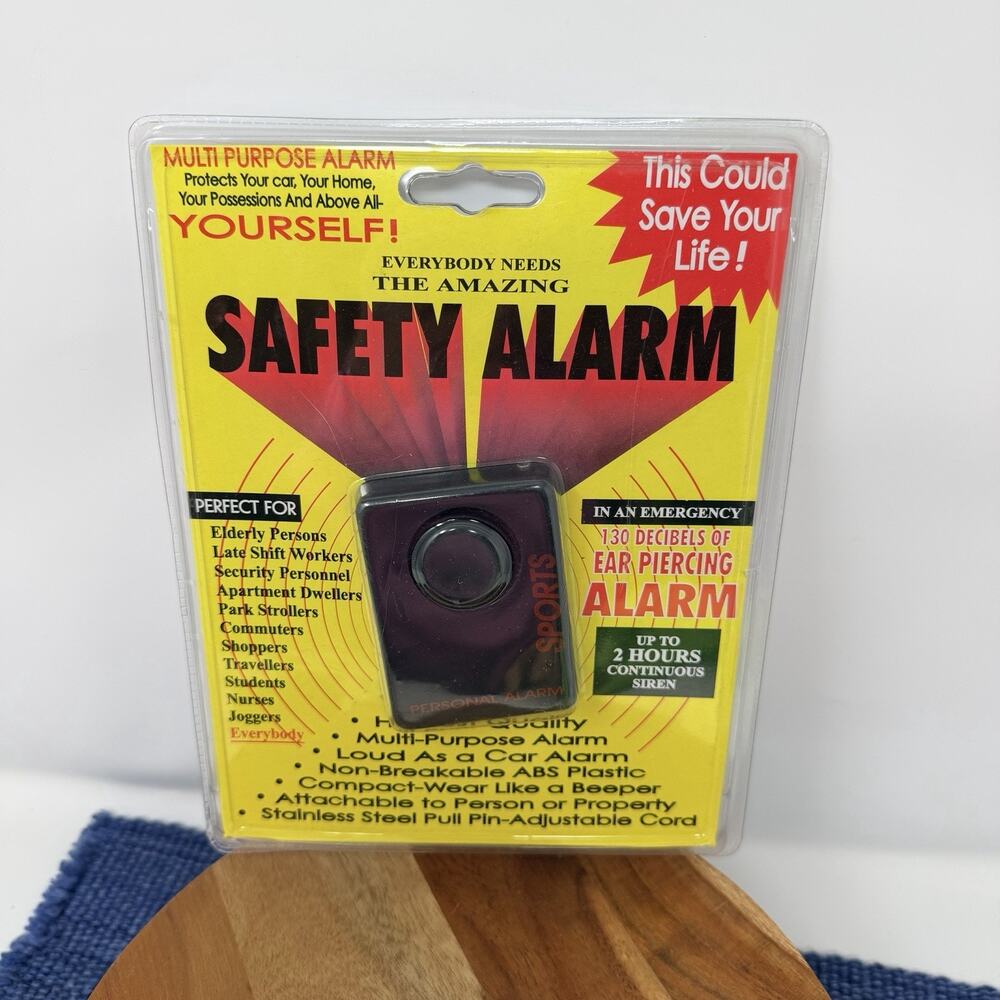 DAC Personal Body Alarm Multi Purpose Siren - NOS Security Elderly Student Child